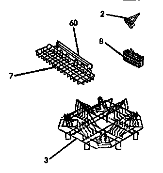 Section 9 Diagram and Parts List for CP10  Thermador Dishwasher
