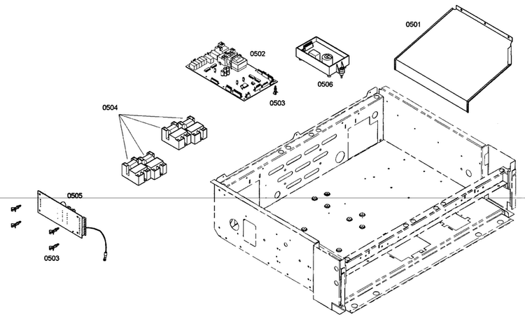 Pcbs Diagram and Parts List for PRL304EG04  Thermador Range