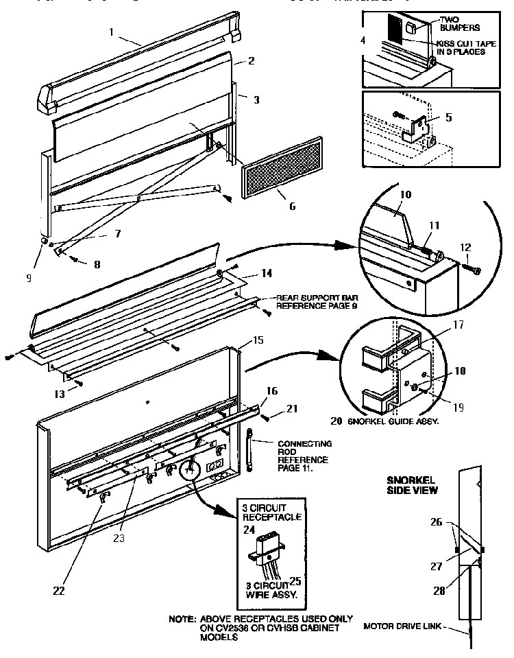 Cv2236n And Cv2230n Diagram and Parts List for SGSCV36GS  Thermador Cooktop