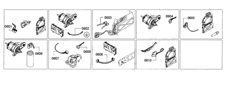 Cable Harness Diagram and Parts List for WTG86400UC 02 Bosch Dryer