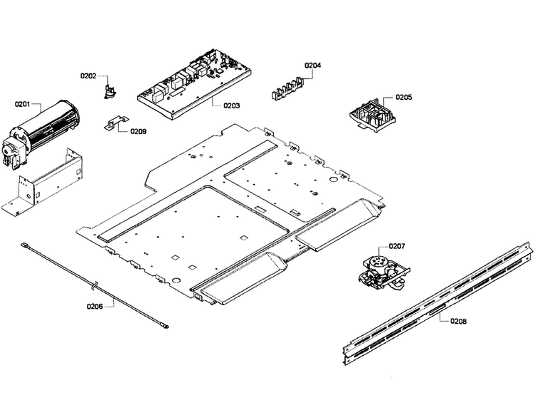 Pcb's Asy Diagram and Parts List for HBL3450UC 08 Bosch Wall Oven