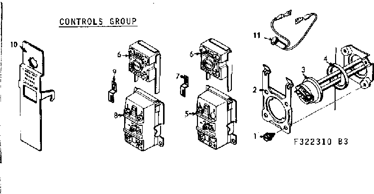 Functional Replacement Parts Diagram and Parts List for 153322610  Kenmore Water Heater