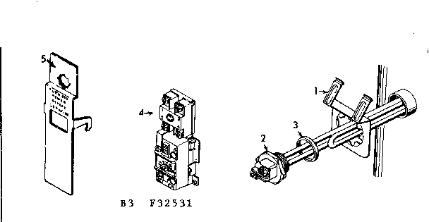 Functional Replacement Parts Diagram and Parts List for 15332531  Kenmore Water Heater