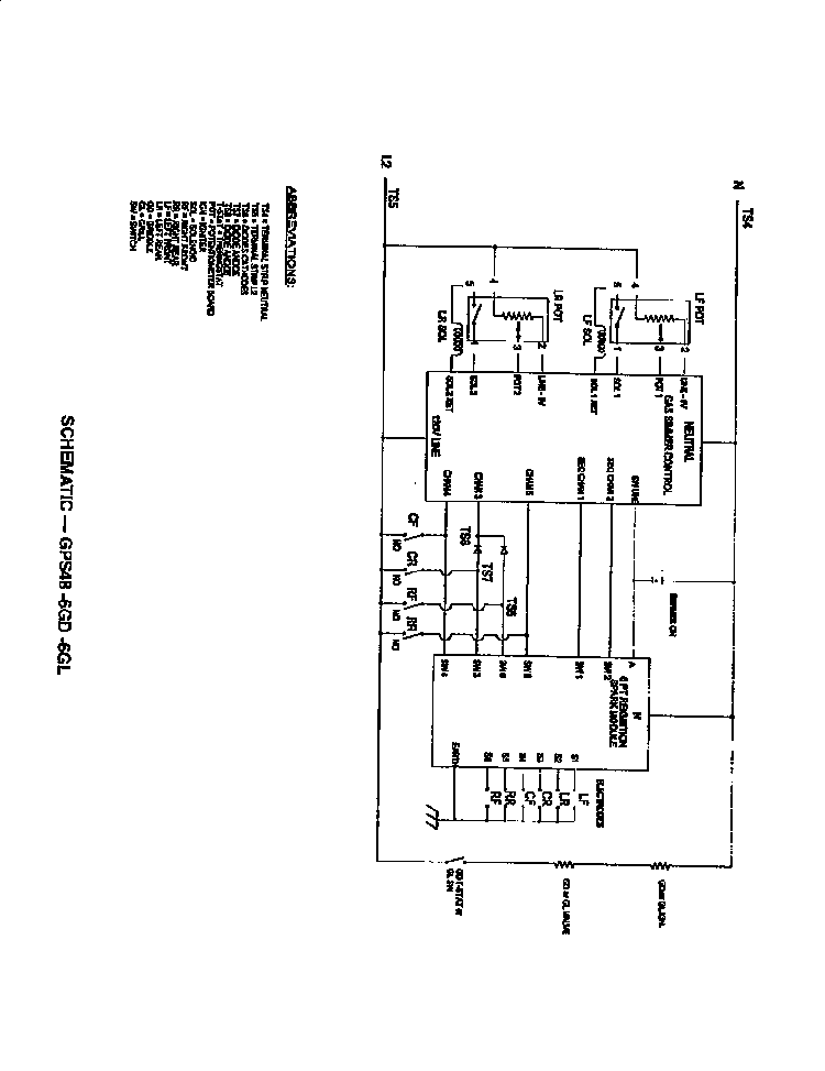 Page 28 Diagram and Parts List for GPS486GDS  Thermador Cooktop