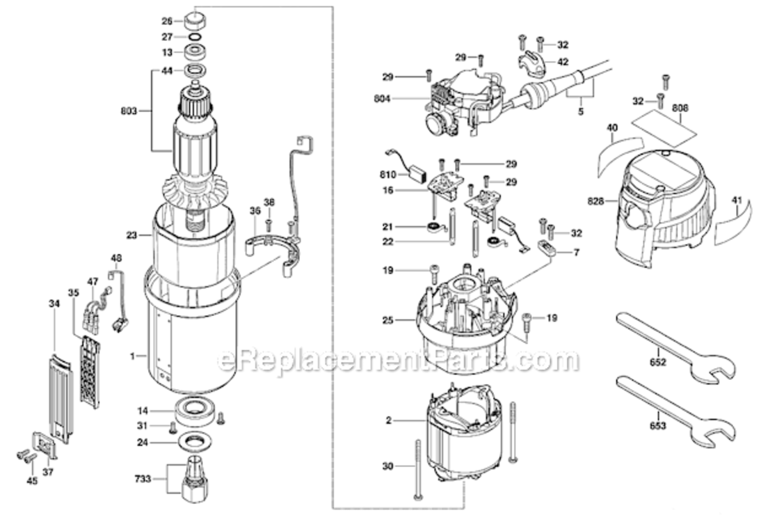 Page A Diagram and Parts List for MRC23EVSK  Bosch Router