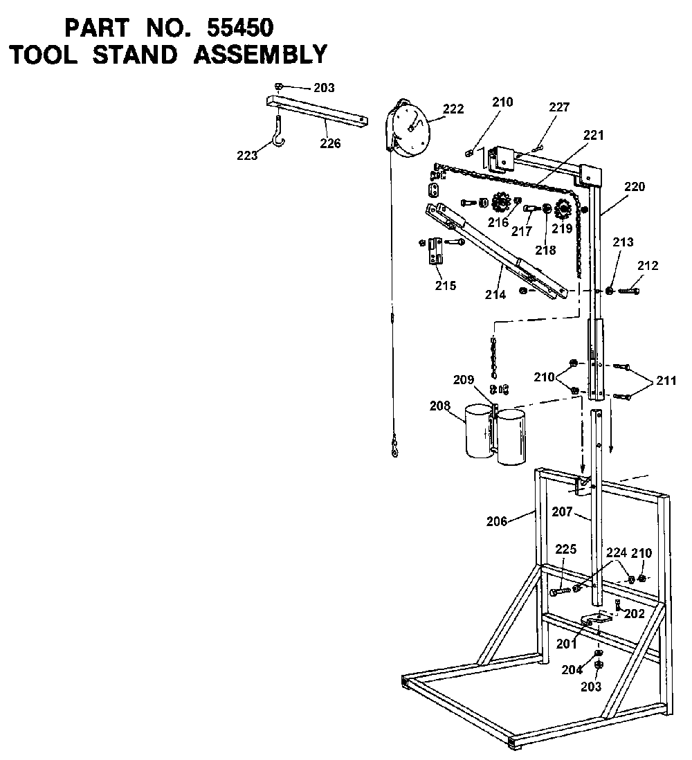 Exploded Diagram B Diagram and Parts List for HR-49CCP Type 0 Bostitch Reciprocating Saw