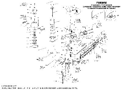 Page A Diagram and Parts List for F28WW Type 0 Bostitch Nailer