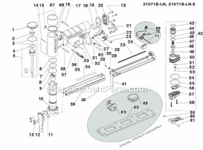 Part Location Diagram of 174329 DeWALT SPACER, CAP