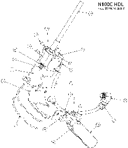 Exploded Diagram A Diagram and Parts List for N100C-HDL Type 0 Bostitch Nailer