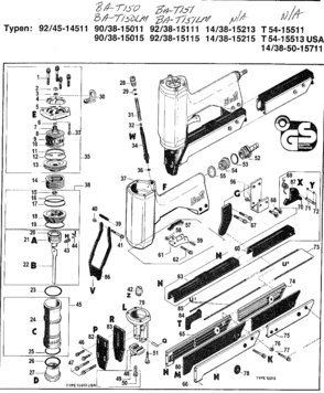 Part Location Diagram of BA-2015010401 Bostitch VALVE SHAFT