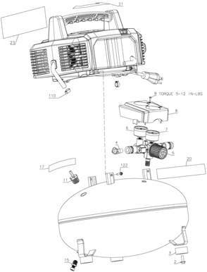 Part Location Diagram of N325439 DeWALT OUTLET TUBE