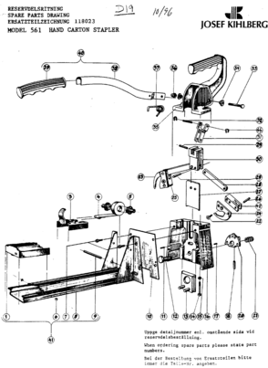 Part Location Diagram of 945022 Bostitch TENSION PIN