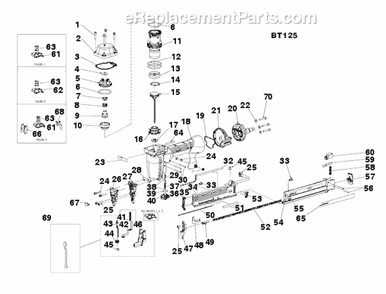 Part Location Diagram of CNTK1 DeWALT KIT, CONTACT TRIP CONVERSION