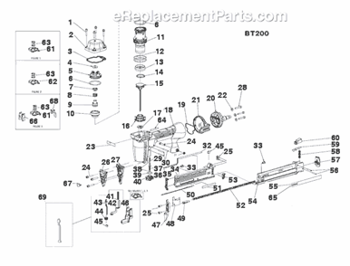 Part Location Diagram of 113618 DeWALT PUSHER