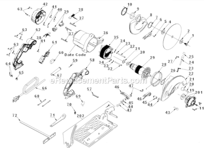 Part Location Diagram of 5140033-96 DeWALT Spring