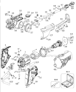 Part Location Diagram of 90562314 DeWALT BLADE PIN