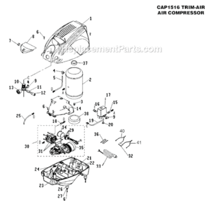 Part Location Diagram of 7230010000 Bostitch Hose