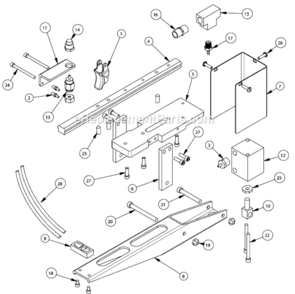 Part Location Diagram of UA3810.4 DeWALT SCREW-10-24 X 5/8 SH