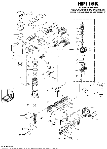 Page A Diagram and Parts List for HP118K Type 0 Bostitch Nailer