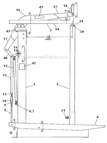 Part Location Diagram of HN1420 Bostitch Nut-1/4-20 Hex Zinc