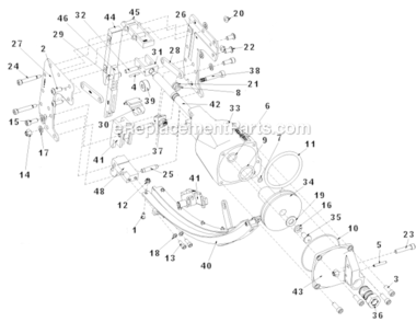 Part Location Diagram of HR-55056 Bostitch Stud-Shoulder Bolt