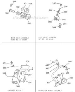 Part Location Diagram of HR-55018 Bostitch Piston Pin - Roller