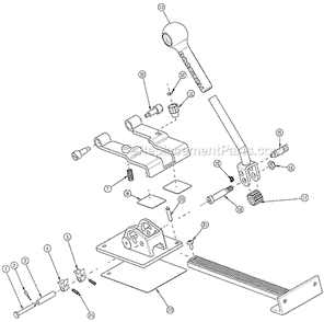 Page A Diagram and Parts List for MIII-JACK  Bostitch Nailer