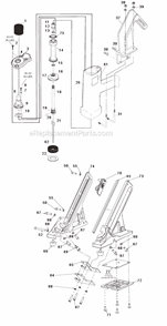 Page A Diagram and Parts List for MIIIFN  Bostitch Nailer