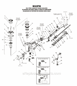 Part Location Diagram of 107554 DeWALT NOSE COVER