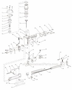 Part Location Diagram of 121031 Bostitch Cap-End Bottom