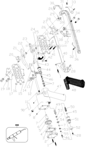 Page A Diagram and Parts List for SC7C Type 0 Bostitch Nailer