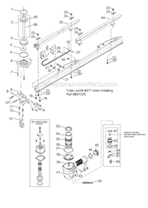 Part Location Diagram of 851817 Bostitch Label-Warning