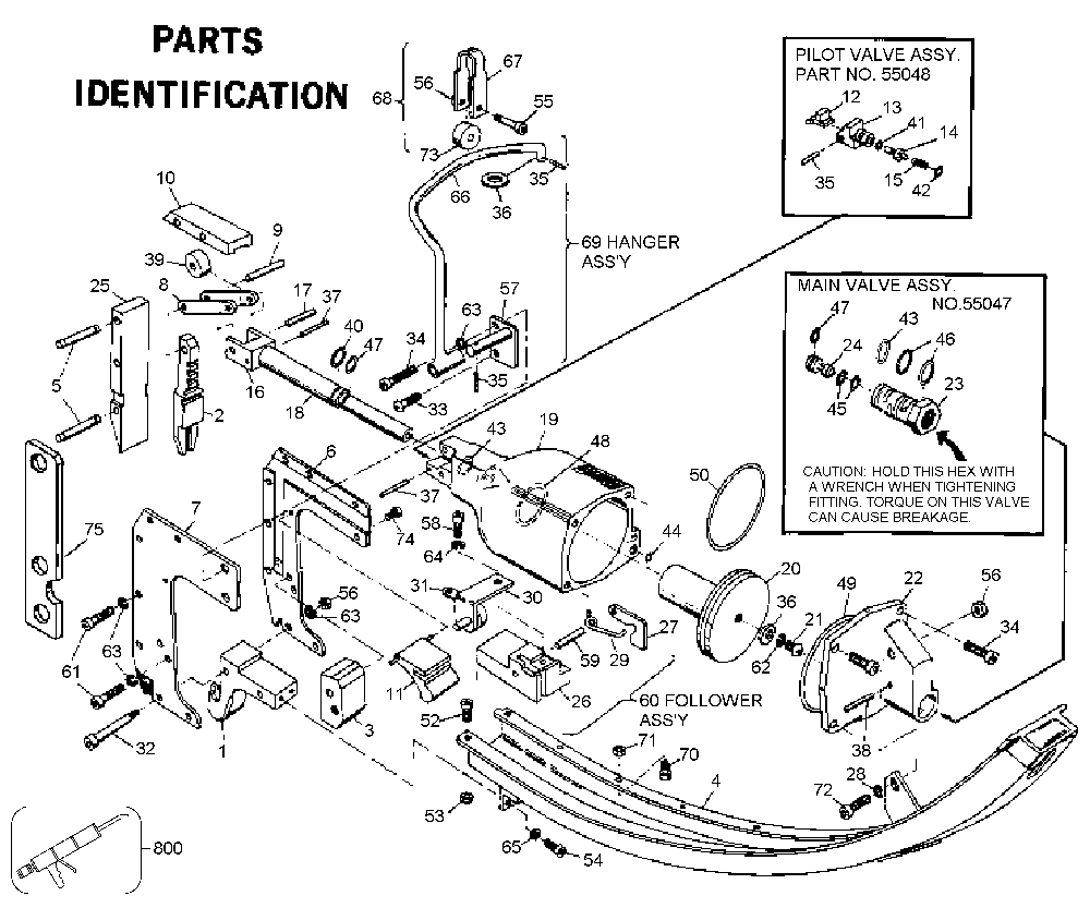 Exploded Diagram A Diagram and Parts List for HR-65AT Type 0 Bostitch Nailer