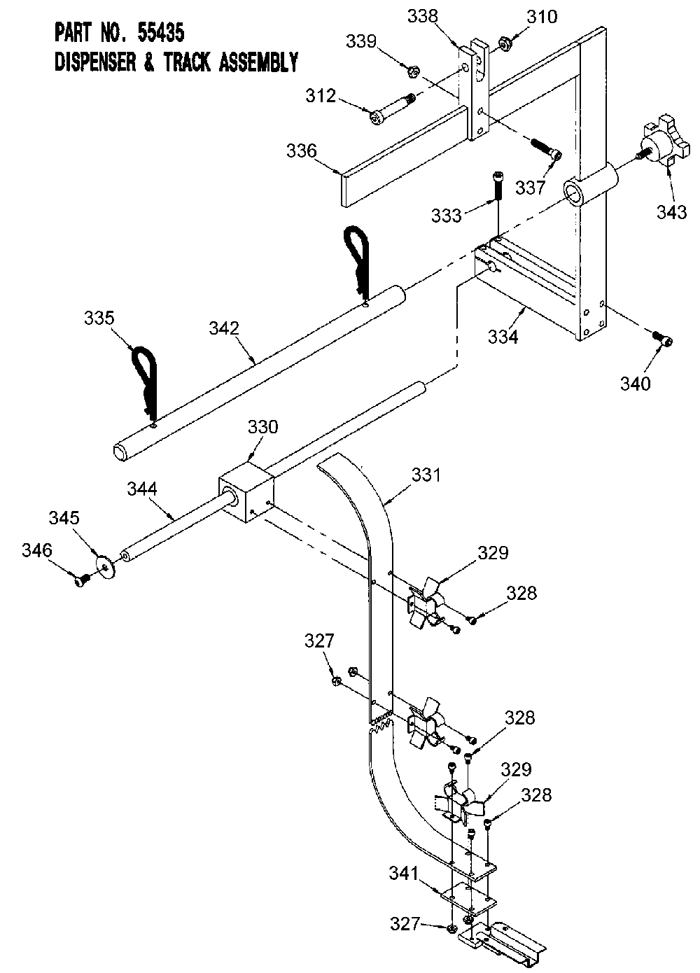 Exploded Diagram C Diagram and Parts List for HR-49 Type 0 Bostitch Nailer