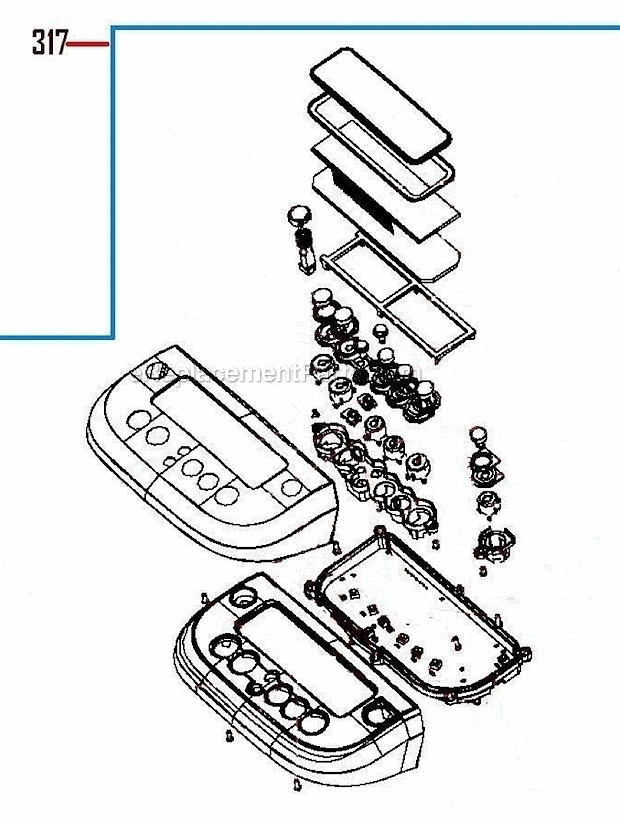 Page E Diagram and Parts List for BDC550XL  Breville Coffee Maker
