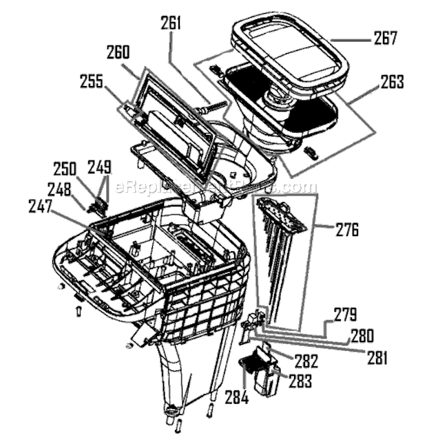Page D Diagram and Parts List for BDC600XL  Breville Coffee Maker