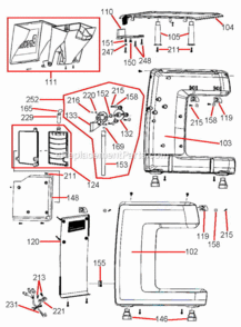 Part Location Diagram of SP0010017 Breville Pod Filter