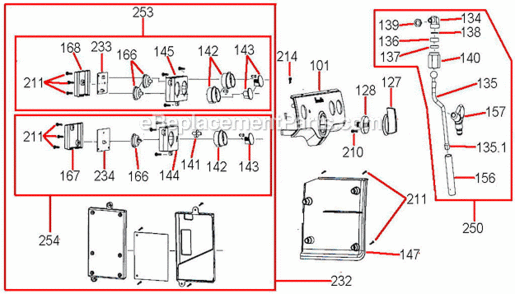 Page B Diagram and Parts List for 800ESXL  Breville Espresso Machine