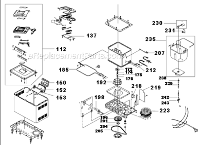 Part Location Diagram of SP0013173 Breville Sensor Assembly