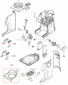Page B Diagram and Parts List for BCG800XL  Breville Coffee Grinder