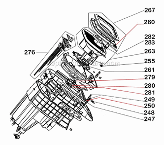Page D Diagram and Parts List for BDC550XL  Breville Coffee Maker