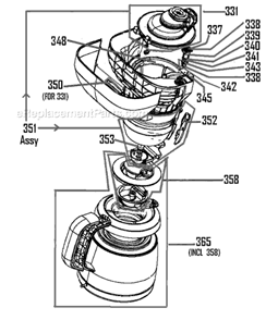 Part Location Diagram of SP0000774 Breville Carafe Lid Complete