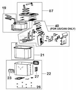 Part Location Diagram of SP0000801 Breville Basket And Handle Complete