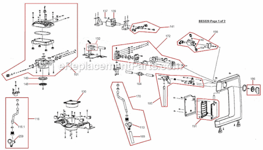 Part Location Diagram of SP0001374 Breville O-Ring