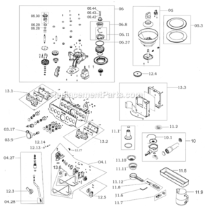 Part Location Diagram of SP0007708 Breville Drip Tray