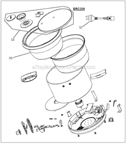 Part Location Diagram of SP0010547 Breville Power Cord