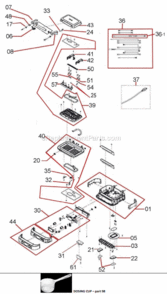 Part Location Diagram of SP0003048 Breville Dosing Cup
