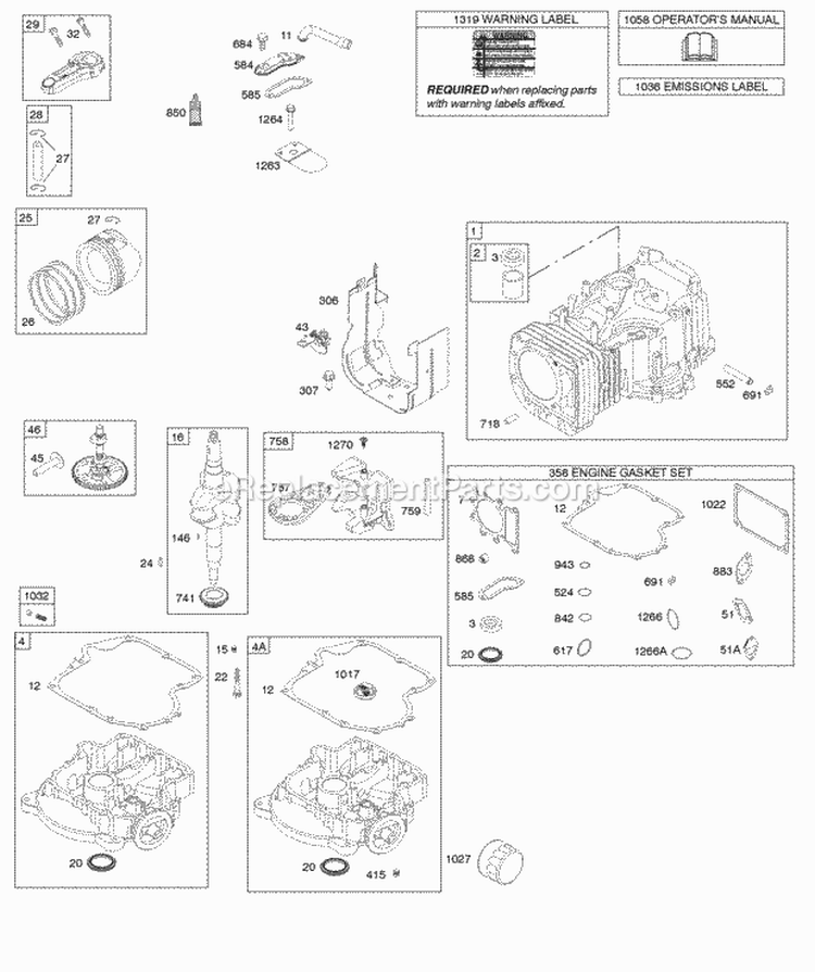 Gasket-cylinder Head 794114 - OEM Briggs and Stratton ...