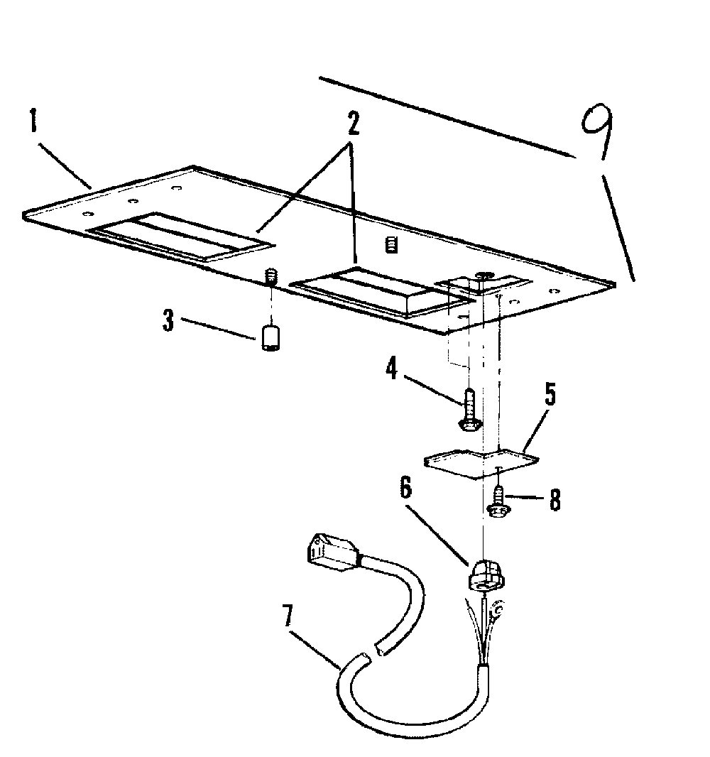 Blower p12 plate Diagram and Parts List for WP29M  Broan Range Hood