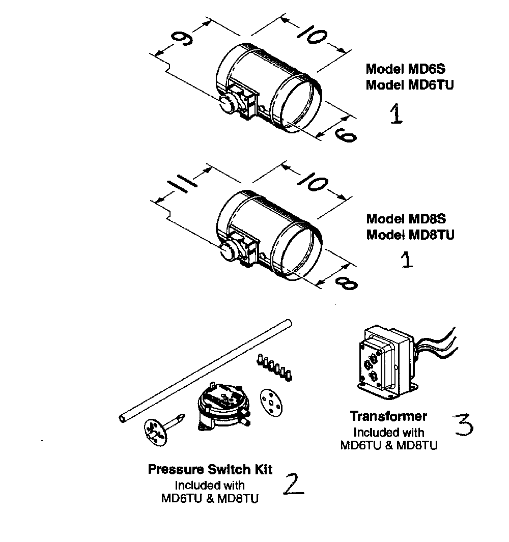 Damper assy Diagram and Parts List for MD6S  Broan Range Hood